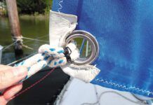 Mailport: Clew knots, sail paints, fighting mildew