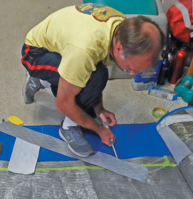 2._applying_Dr._Sails_to_patch._You_need_to_press_hard.