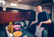 Little things that are hardly necessary but nice to have start in the galley.