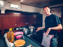 Little things that are hardly necessary but nice to have start in the galley.