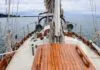 Bristol Channel Cutter 28: Circumnavigator’s Choice The 10-ft. beam introduces a degree of initial heel under sail, but the weighted keel keeps Pixie steady. (Photo/ Bert Vermeer)