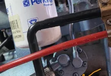 Fuel Lift Pump: Easy DIY Diesel Fuel System Diagnostic and Repair This is the faulty diesel lift pump, the arrow is pointing to the sluggish primer lever. That is an issue because the fuel lift pump needs to provide the right amount of fuel and fuel pressure to the injector pump. (Photo/ Marc Robic)