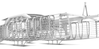 CNC cut structures of Delos Explorer 53. Image courtesy of De Villiers Marine Design.