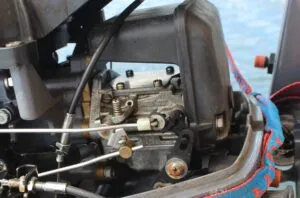 Cleaning the Yamaha outboard's carburetor is not as daunting as the novice might think. (Photo/ Brett Campbell)