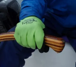 The Hydroflector double-coated, insulated glove is the ultimate paddling glove for cold flat water paddling. (Photo/ Drew Frye)