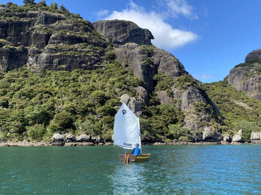 Exploring Whangaroa Harbour, June 2021. Whangaroa is 38 nm northwest of the Bay of Islands cruising grounds. (Photo/ Carolyn Powles)