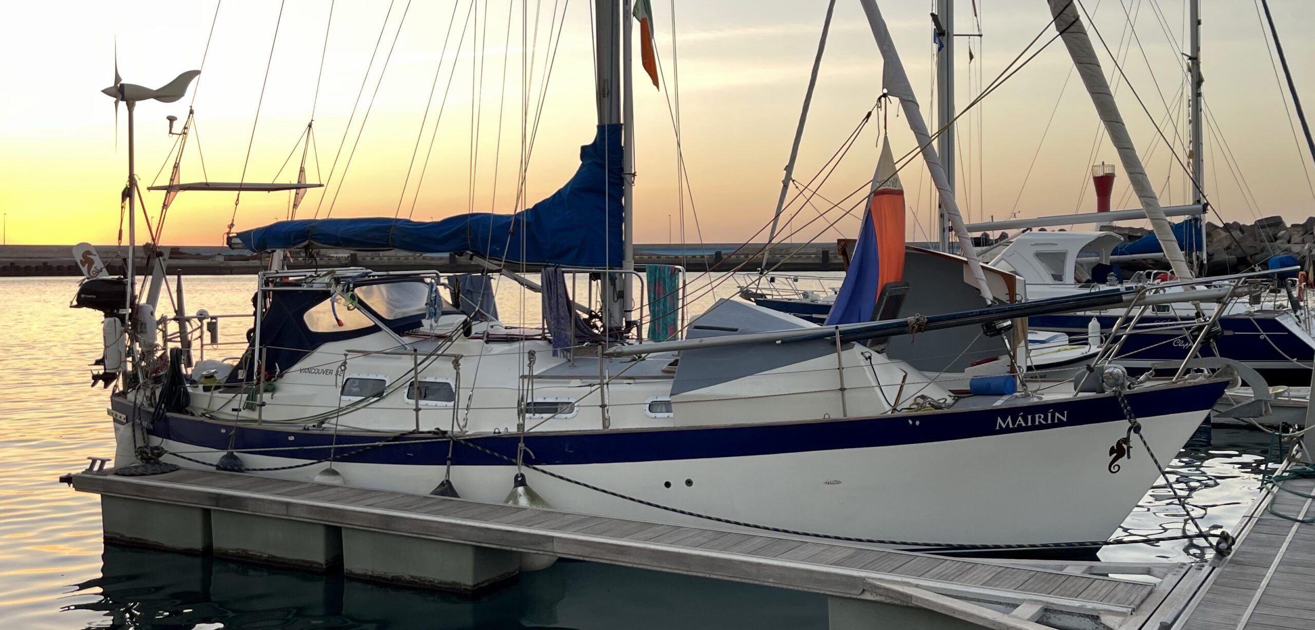 Leszek Wolnik bought Mairin, a Vancouver 32, in Sweden in 2017. (Photo/ Leszek Wolnik)