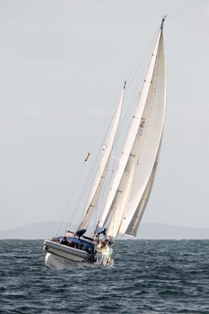 Although Moon River is a 1978 build, newer boat models were out of our price range. The combo of Herreshoff Mobjack's storied heritage and a price that fit in our budget won us over. (Photo/ Carolyn Powles)