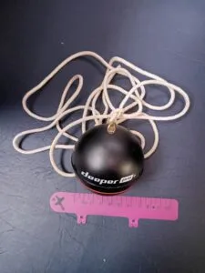 Our portable depth sounder, which we named "The Snitch." (Photo/ Brett Campbell)