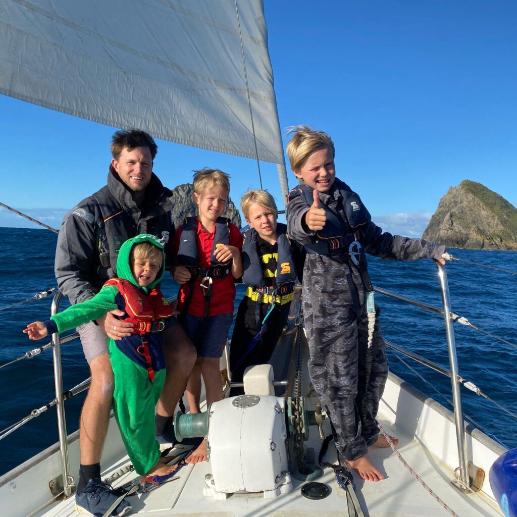 Winter sailing around Cape Brett, July 2021. The Bay of Islands in northern New Zealand offers plenty of cruising fun in between Pacific island voyaging. It is also the jumping-off point for cruisers heading to Fiji and beyond. (Photo/ Carolyn Powles)