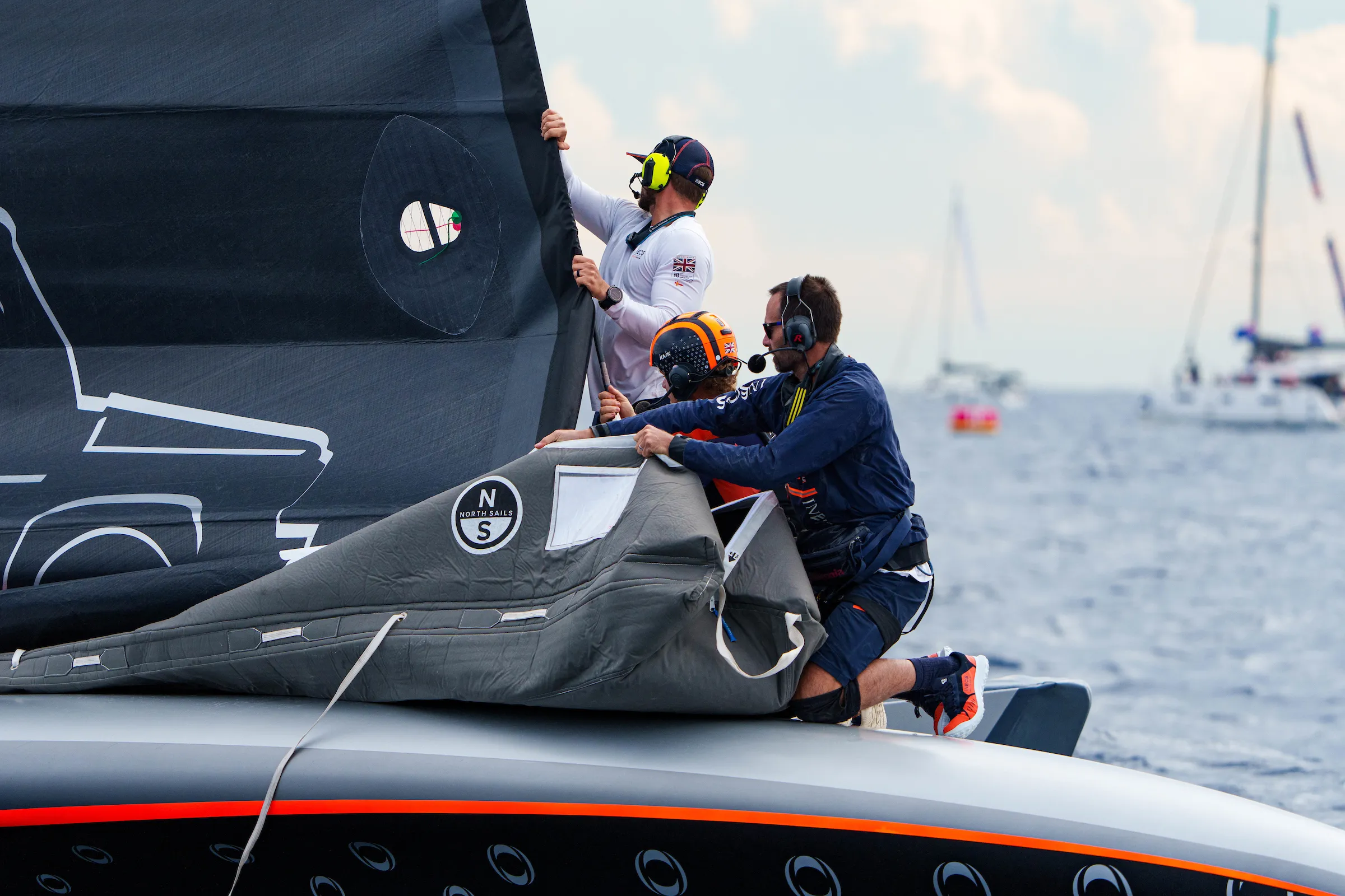 October 18, 2024. Louis Vuitton 37th America's Cup, Race Day 5. INEOS Britannia. (Photo/ Ian Roman/ America's Cup)