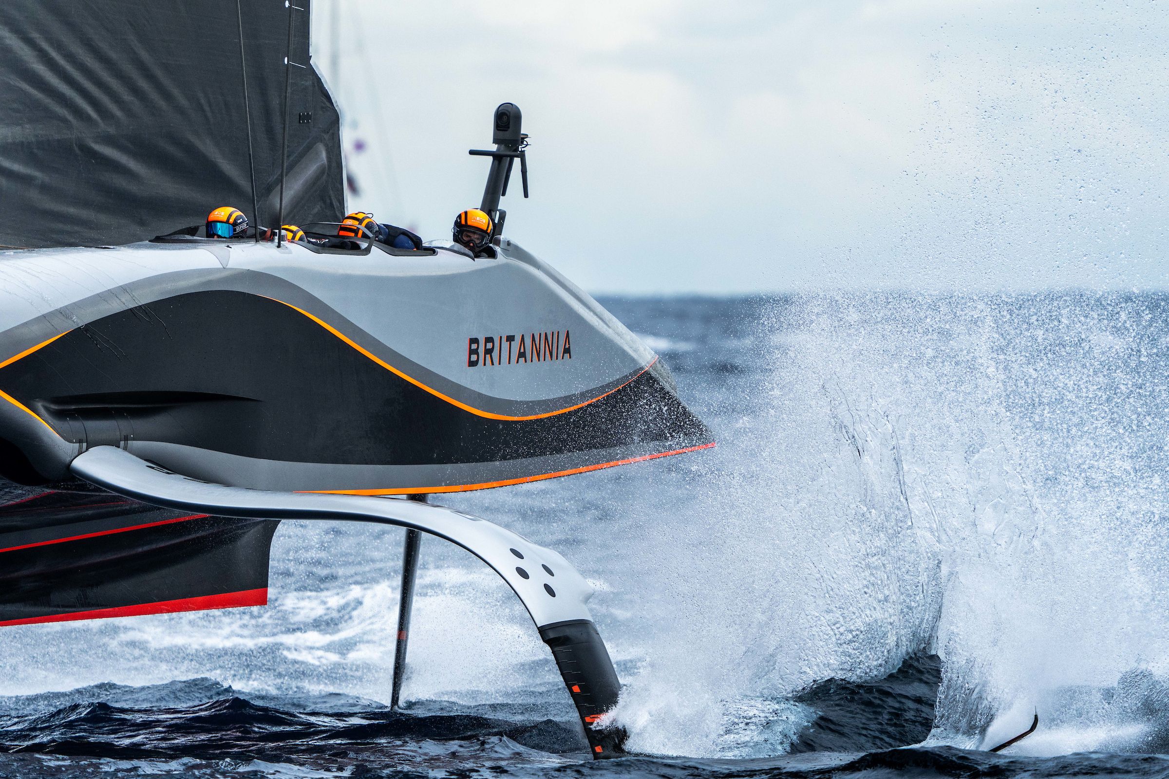 October 18, 2024. Louis Vuitton 37th America's Cup, Race Day 5, Race 7. INEOS Britannia. (Photo/ Ian Roman/ America's Cup)