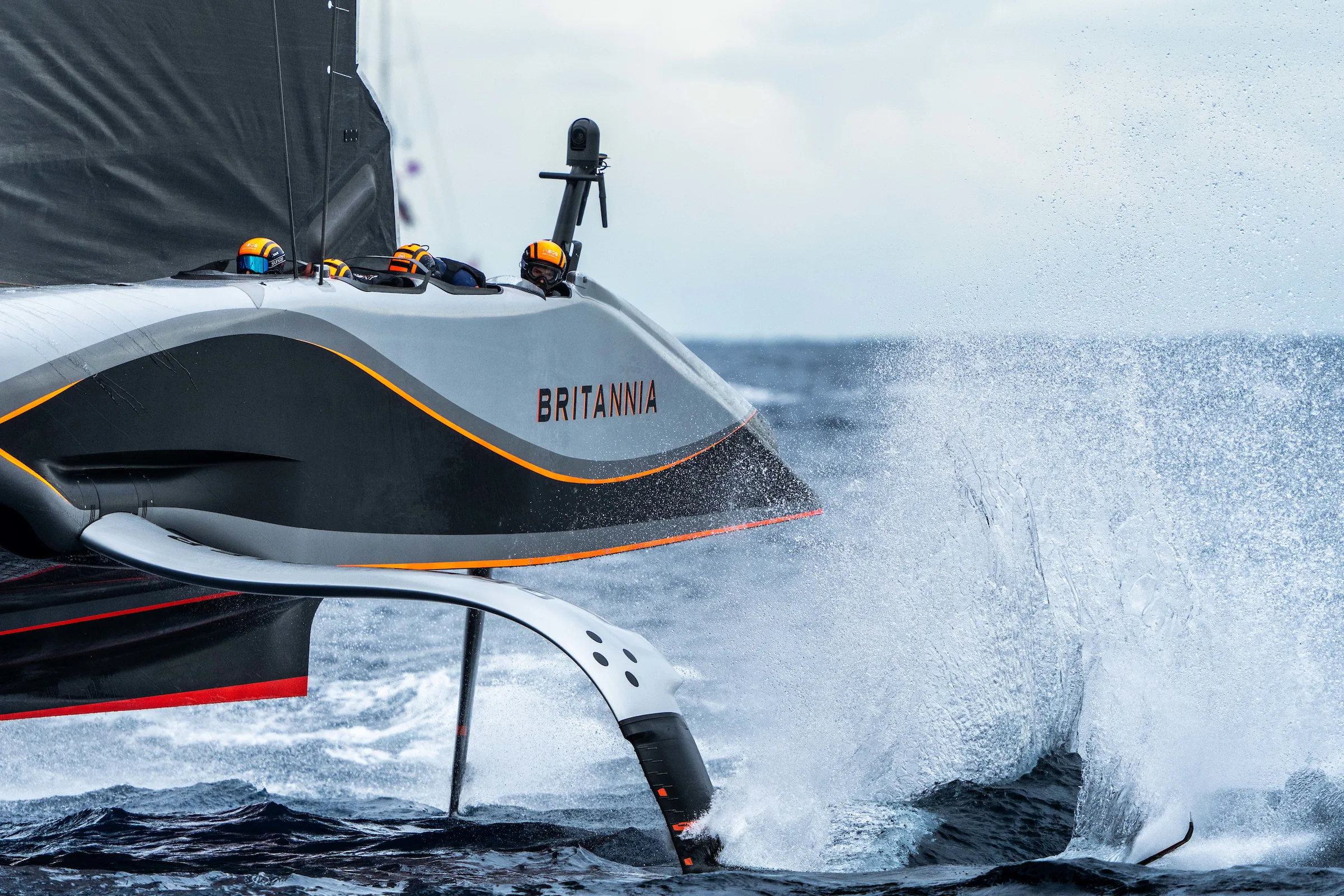 October 18, 2024. Louis Vuitton 37th America's Cup, Race Day 5, Race 7. INEOS Britannia. (Photo/ Ian Roman/ America's Cup)