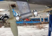 Anode Basics: Dos and Don’ts Two Sea Shield anodes installed fore and aft of the cutlass bearing. (Photo/ Marc Robic)