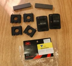 Use the Easy Lock Pole Holder by Victory to mount your boat hook (or painter's rod) so it is easily accessible on deck. (Photo/ Marc Robic)