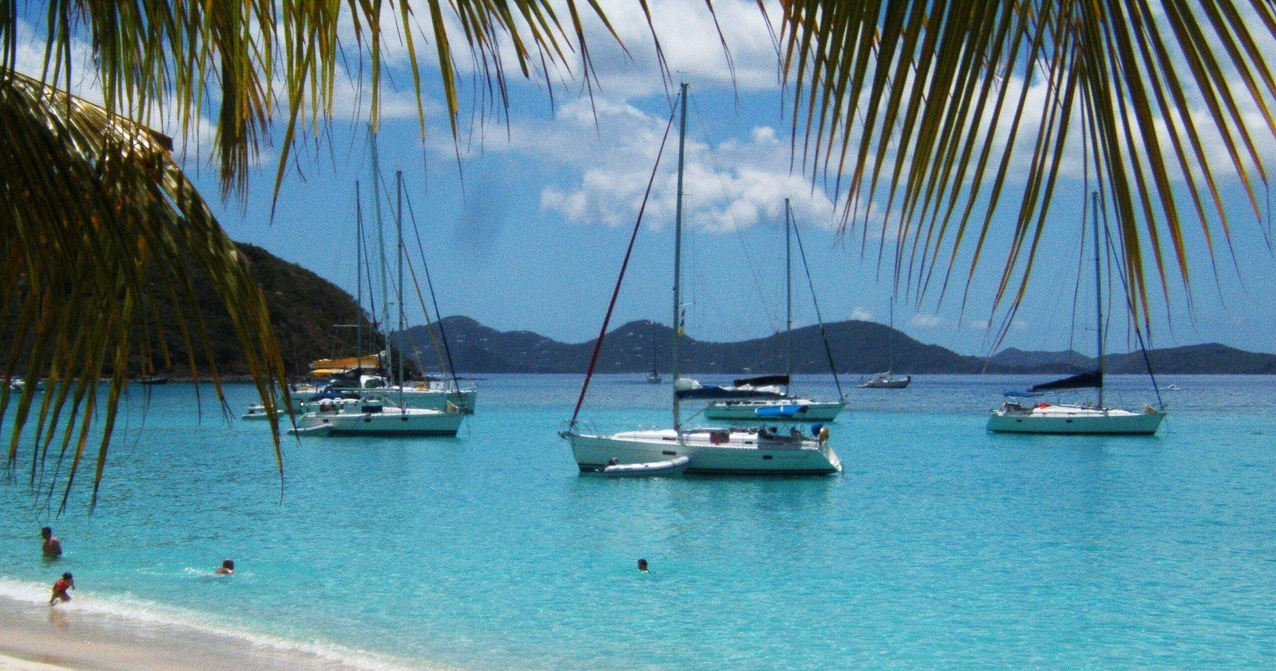Our chartered Jeanneau 38 anchored in White Bay, Jost Van Dyke, British Virgin Islands. (Photo/ Marc Robic)