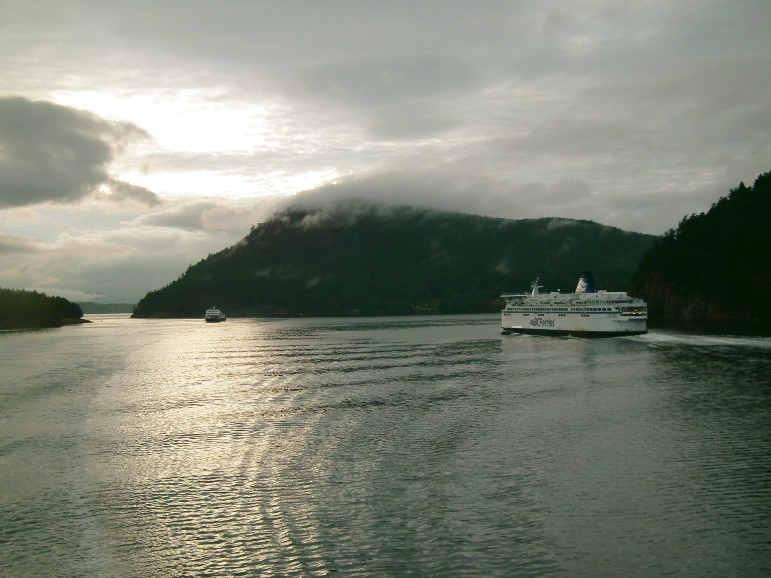 BC ferry in the Southern Gulf Islands. BC ferries offer transport from the mainland to Vancouver Island and beyond. Check out their route map here: https://www.bcferries.com/web_image/h81/hcb/8805916246046.pdf (Photo/ Roland Stockham)