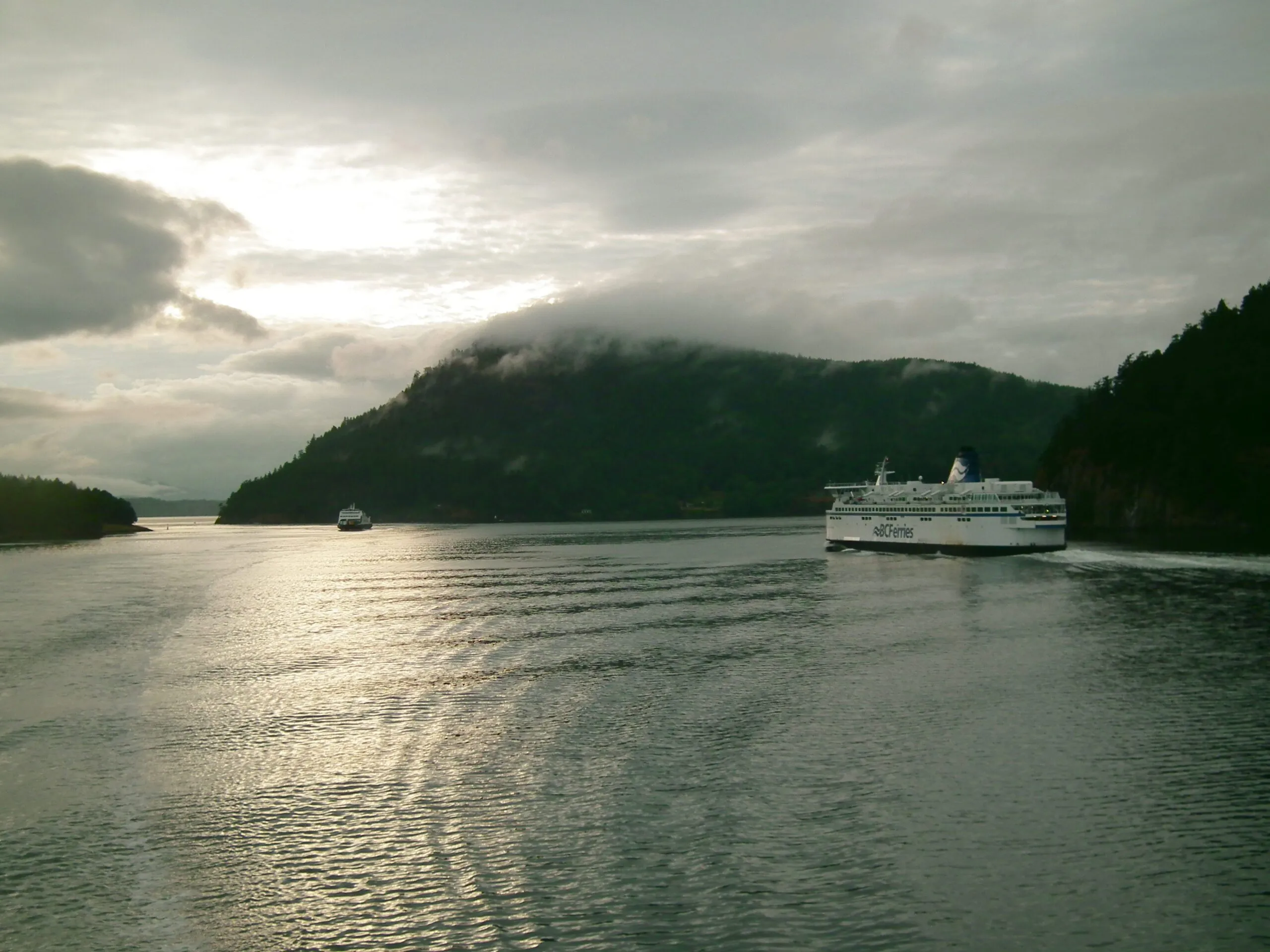 BC ferry in the Southern Gulf Islands. BC ferries offer transport from the mainland to Vancouver Island and beyond. Check out their route map here: https://www.bcferries.com/web_image/h81/hcb/8805916246046.pdf (Photo/ Roland Stockham)