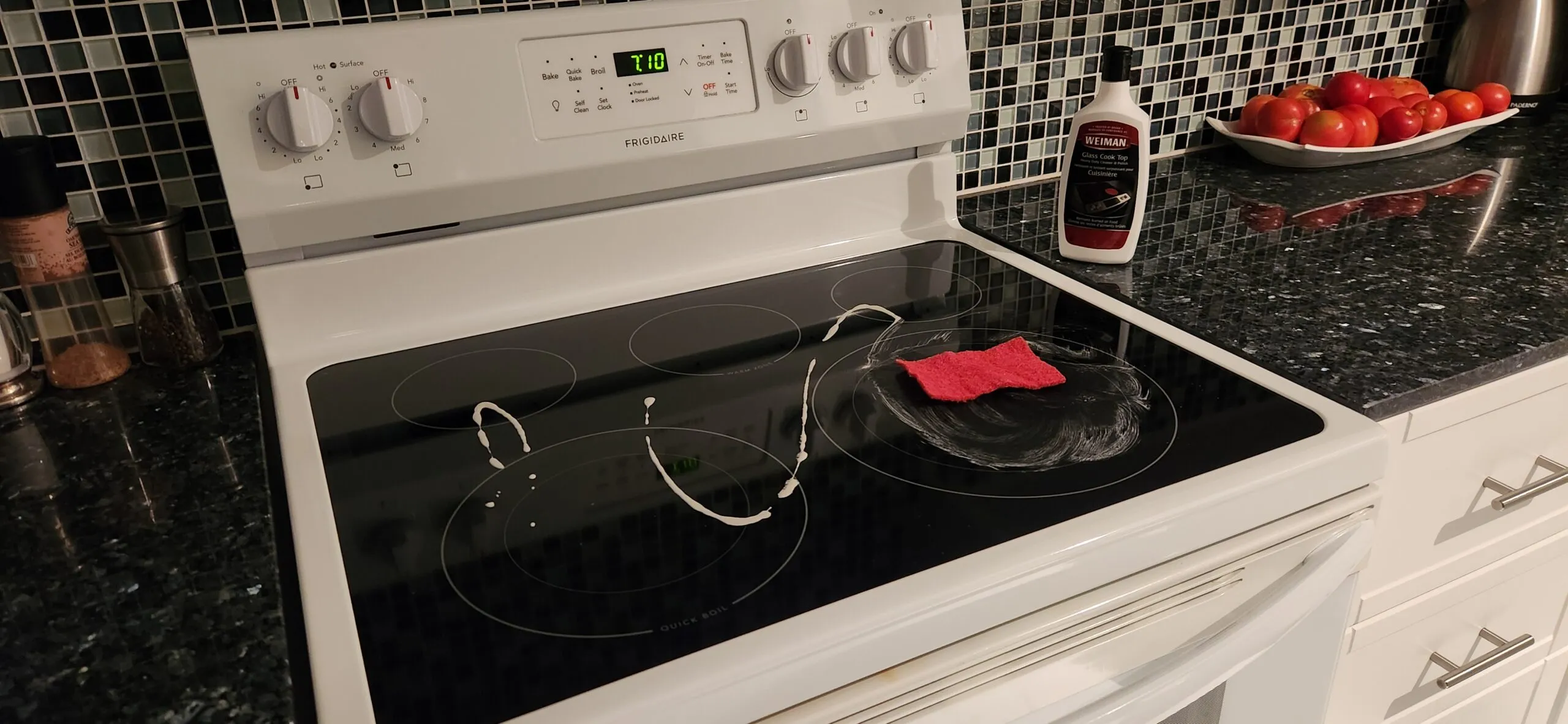 Products from your home kitchen can sometimes be useful in marine environments as well, even if they aren't marketed as such. Turns out that a common ceramic cooktop cleaner works wonders to restore gelcoat. (Photo/ Marc Robic)