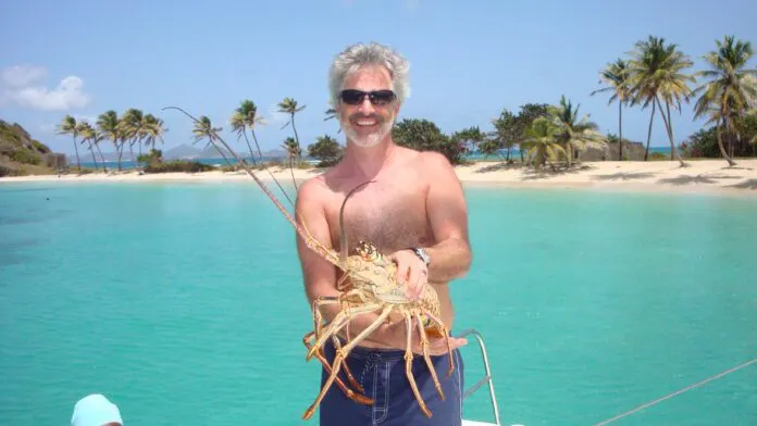 Dinner! (2) As fresh as it gets. Caught this guy while snorkeling of the boat while anchored in Salt Whistle Bay, Mayreau Island in the Grenadines. (Photo/ Marc Robic)