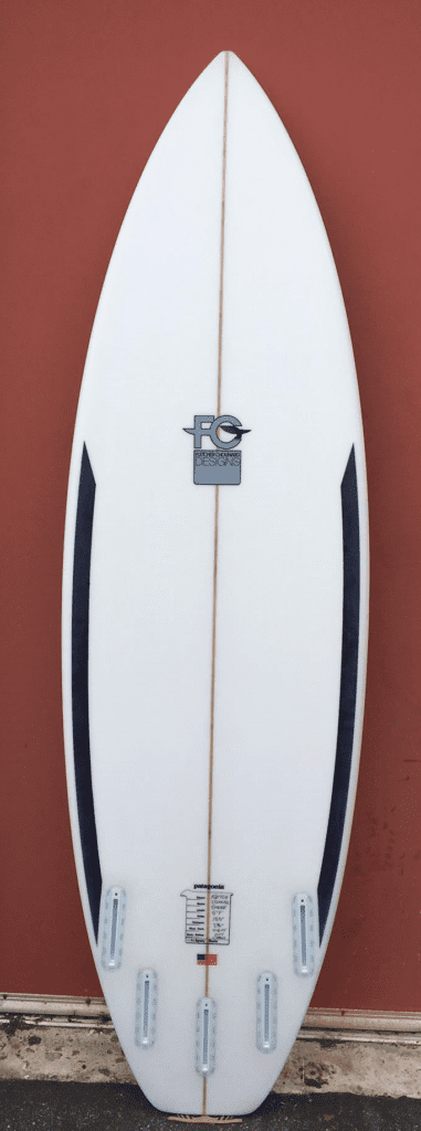 Surfboard finished with Change Climate 100 percent Bio- Epoxy resin. (Photo/ Change Climate)