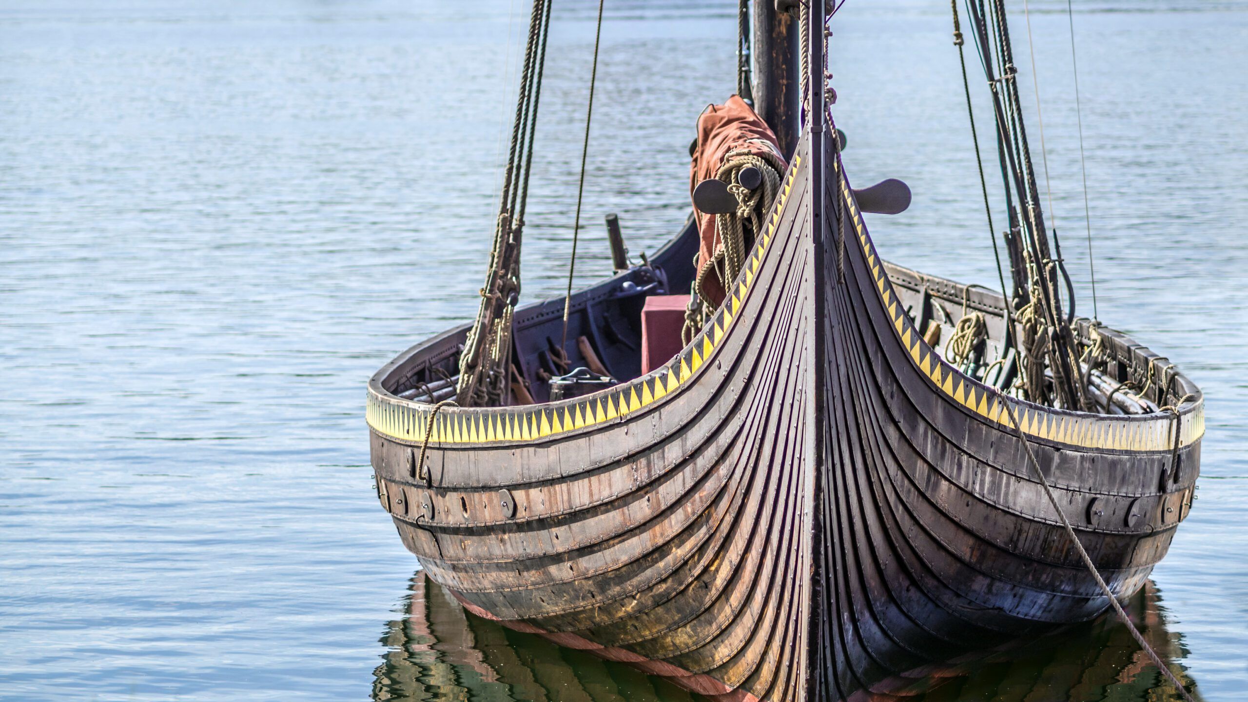 Viking ships use the clinker (lapstrake) method of construction and are secured with iron rivets. (Photo BlackAperture/ Getty)