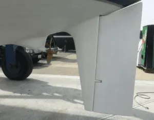 While the Pearson 303 doesn't have great upwind performance, it sails well offwind, placing it squarely as cruiser-friendly rather than racer-approved. Photo courtesy of Sailboatlistings.com