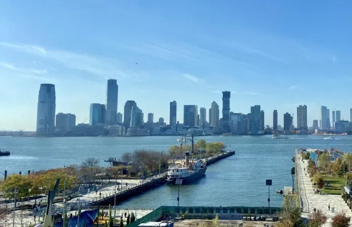 If you're looking to tie up and explore New York City on foot, there are various small marinas and moorings. However, there are more options across the river in New Jersey where you can dock and take a short ferry to NYC. (Photo/ Kim Saylor)