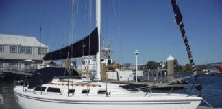 Like a Talbot's dress or a Brooks Brother's suit, the mid-90s Catalinas will never go out of style. Thousands of sailors have been drawn to the boats' clean lines and sensible proportions. Courtesy of Yachtworld.com