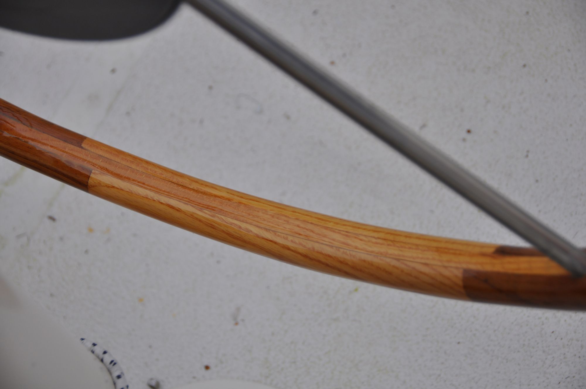 Varnished oak quadrant. (Photo/ Bert Vermeer)