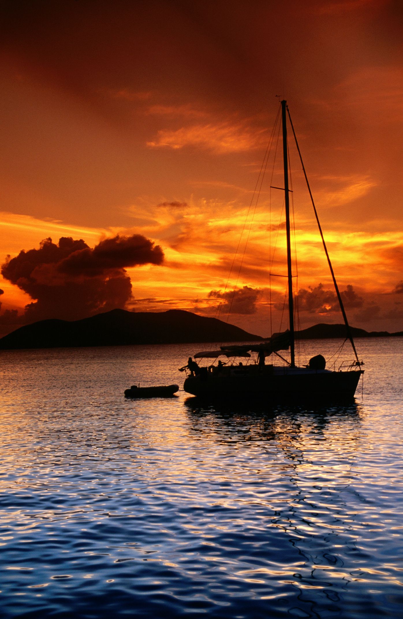 Sunset in Cane Garden Bay, Tortola. (Photo/ John Elk/ Getty) 
