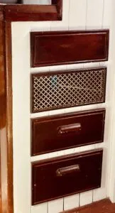 After the inverter was installed, we converted a drawer face into a vent. (Photo/ Jaclyn Jeffrey)