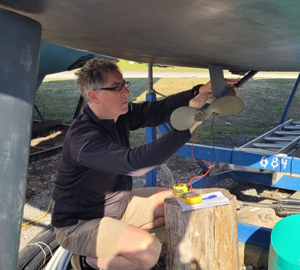 Checking the quality and condition of the anodes, often neglected by boat owners, can really save you time by stopping any corrosion damage. (Photo/ Marc Robic)