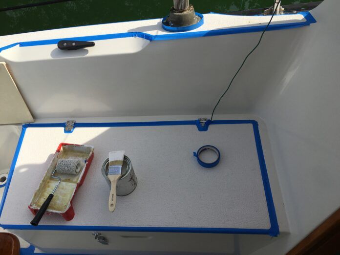 You can apply KiwiGrip in section-by-section stages, so you don't have to tiptoe around drying surfaces. (Photo/ Bert Vermeer)