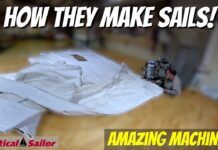 AMAZING MACHINES! How They Make Sailboat Sails video from Practical Sailor