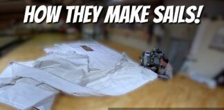 AMAZING MACHINES! How They Make Sailboat Sails video from Practical Sailor