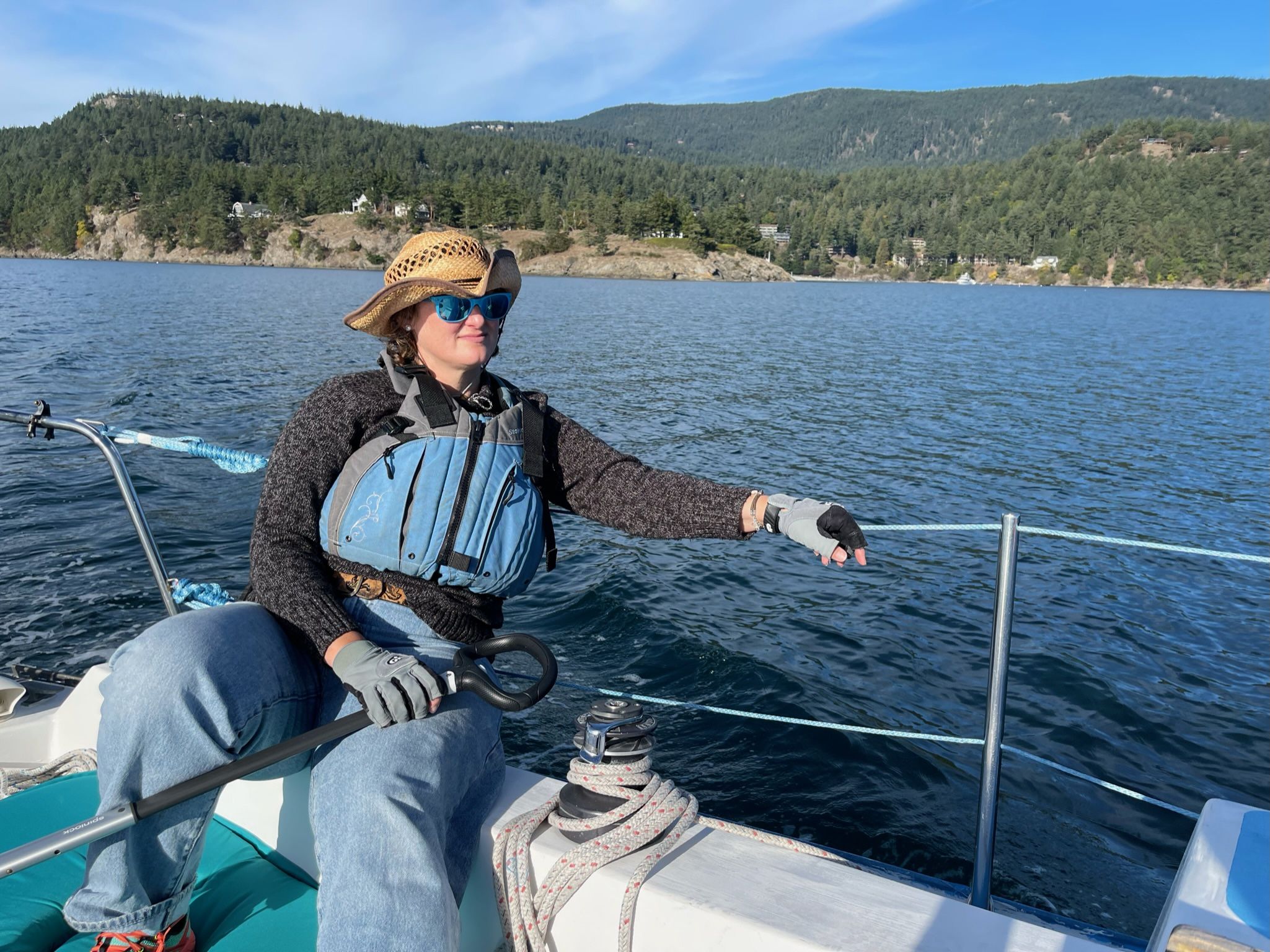 Jennifer Harkness is a passionate sailing and mental health counselor.