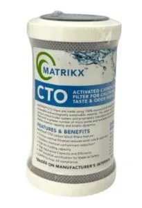 Matrikx 5" CTO Standard Carbon Block Cartridge 5 Micron