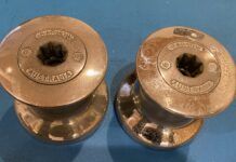 To prep items for selling online, make sure to clean them, take plenty of pictures and provide detailed descriptions, including specs. This pair of Barient #16 single-speed winches sold for $65.93 and netted the author $55.87. (Photo/ Doug Henschen)