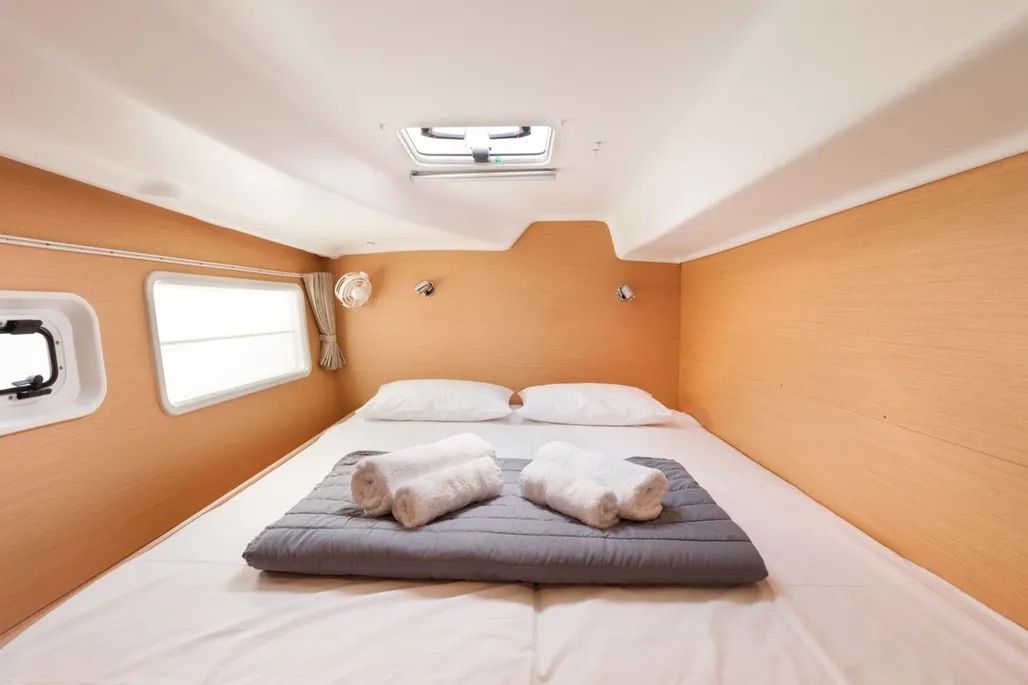 Comfortable cabins with easy to wipe down surfaces combine practicality and luxury. (Photo courtesy of Yacht World)