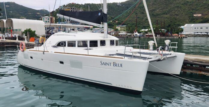 Saint Blue, a Lagoon 380 offered by BVI Yacht Charters, is this author's preferred boat for a relaxing tropical getaway. (Photo/ Marc Robic)