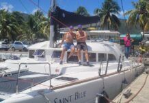 Caribbean Bareboat Chartering Basics: 2025 Updates Our home for 10 days, Saint-Blue, a Lagoon 38. (Photo/ Marc Robic)