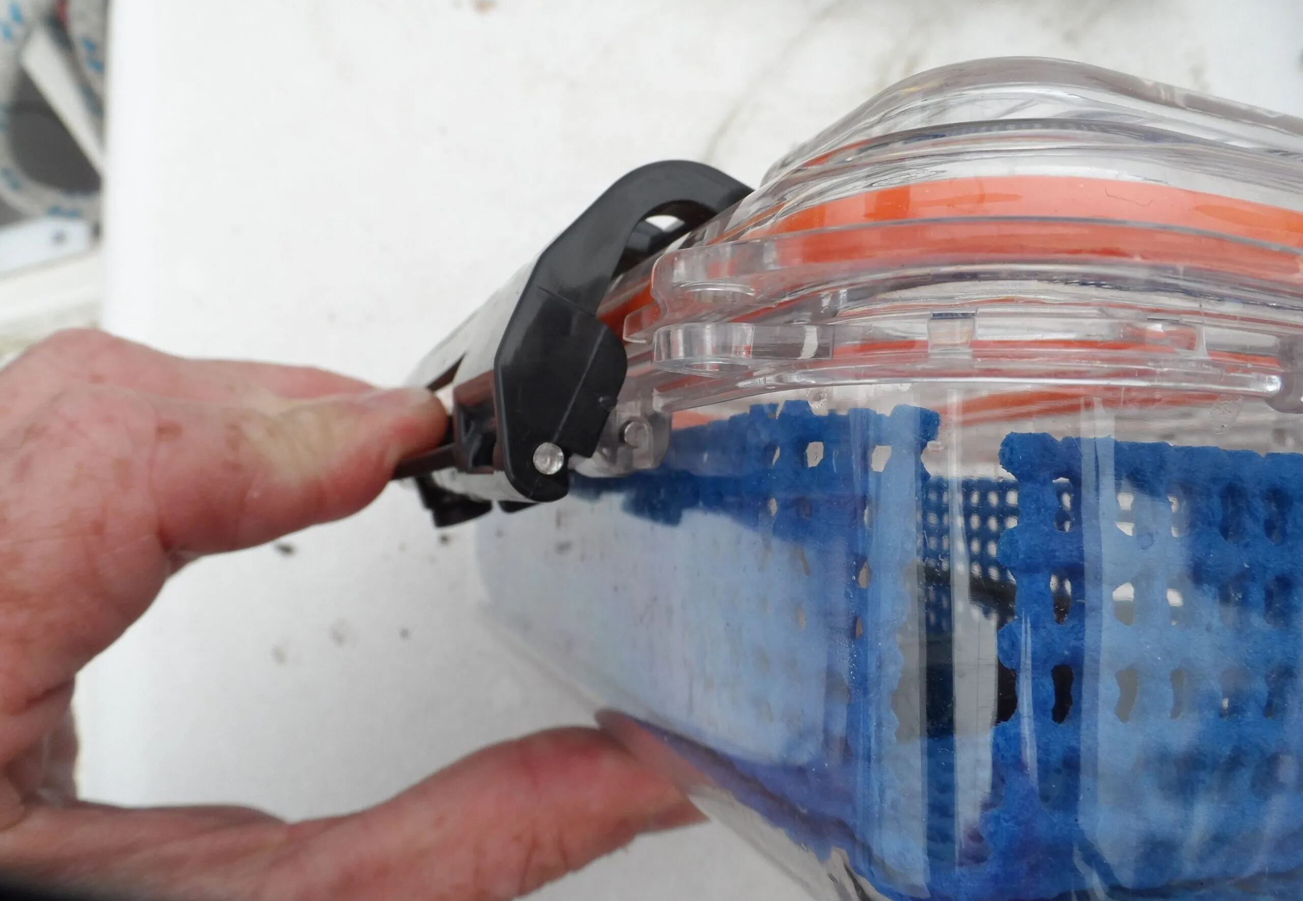 Plano 3500. The overcenter latch insures a tight seal. (Photo/ Drew Frye)