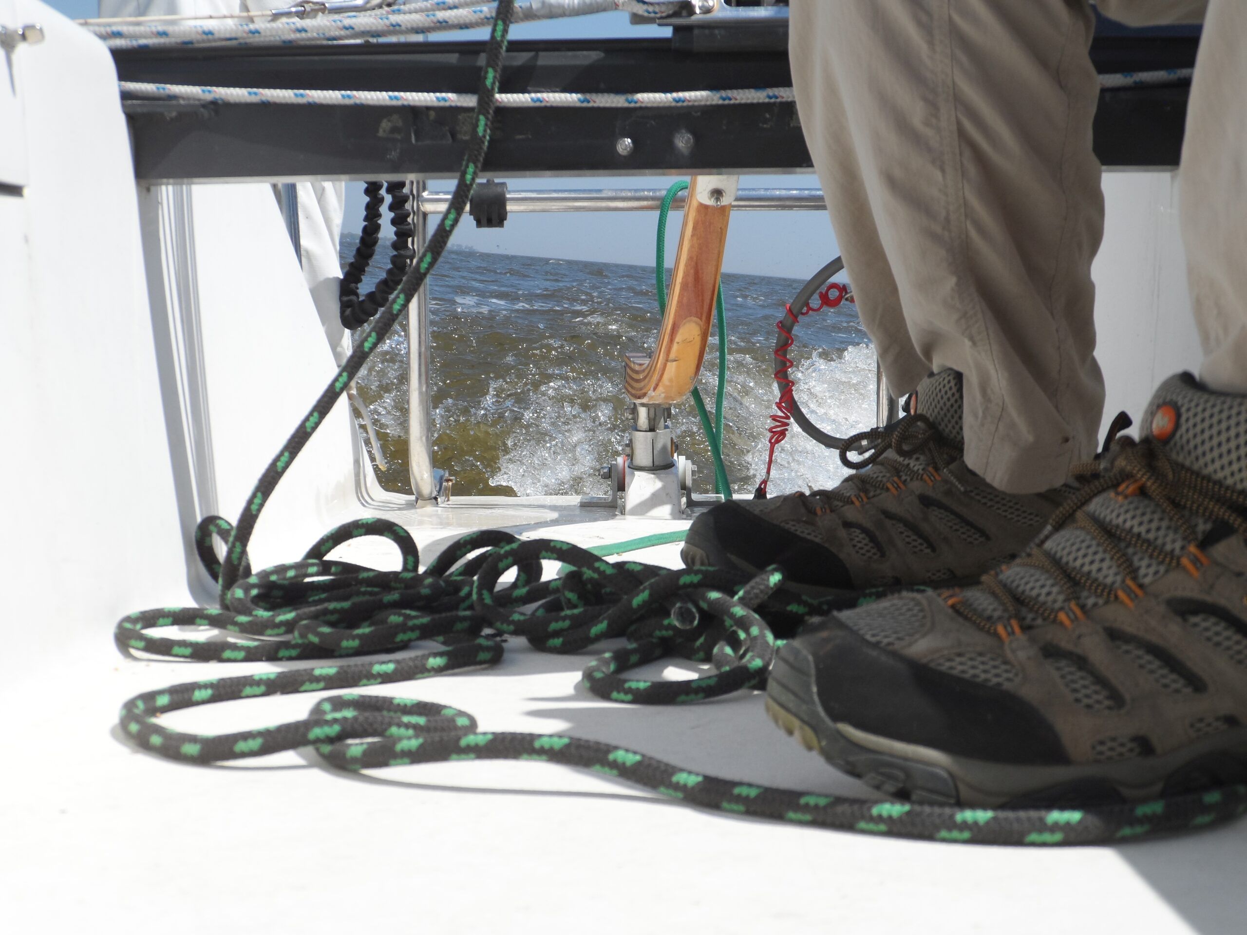 Without the washboard, water in the cockpit was common. (Photo/ Drew Frye)