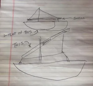 Drawing of the new rig. (Photo/ John Jones)