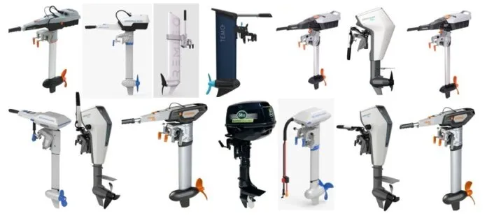 Photo sources: Elco, ePropulsion, Mercury Marine, Remigo, Temo and Torqeedo