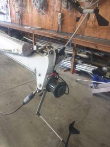 The old mast head needed to be replaced pre-passage. (Photo/ Carolyn Powles)