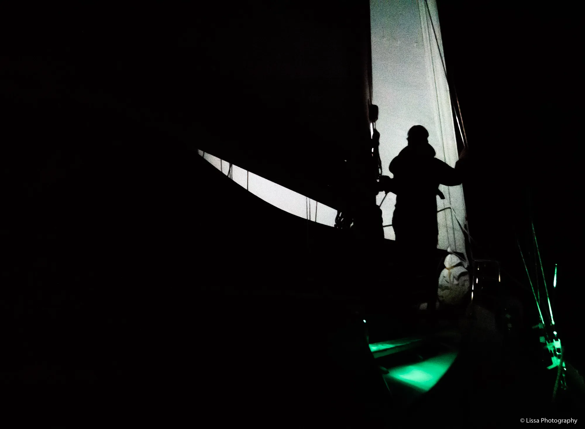 Night watch on passage from New Zealand to Tonga. (Photo/ Lissa Photography)