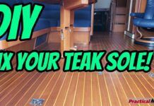 Teak and Holly Sole Repair The RIGHT Way! Sailboat DIY Projects video from Practical Sailor