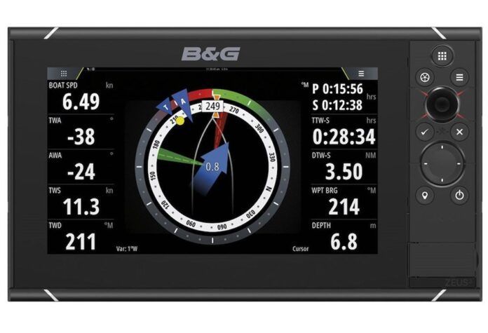 Marine electronics specialist Michael Garretson calls the B&G Zeus³ 9 "top of the hill" in terms of 9-in. chartplotters. Image source: B&G